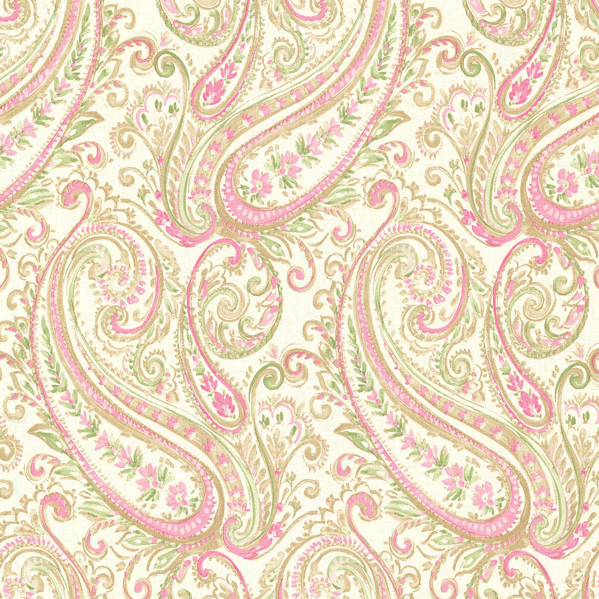 Brewster 2686-22044 Penelope Pink Paisley Wallpaper