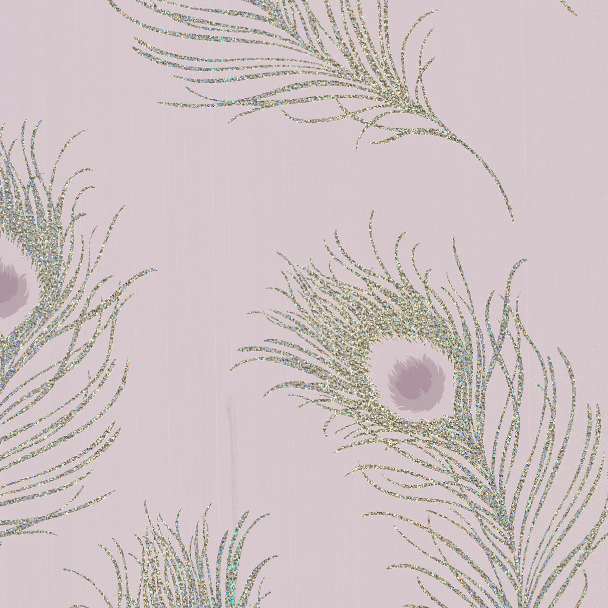 Brewster 2686-40797 Peacock Purple Peacock Wallpaper