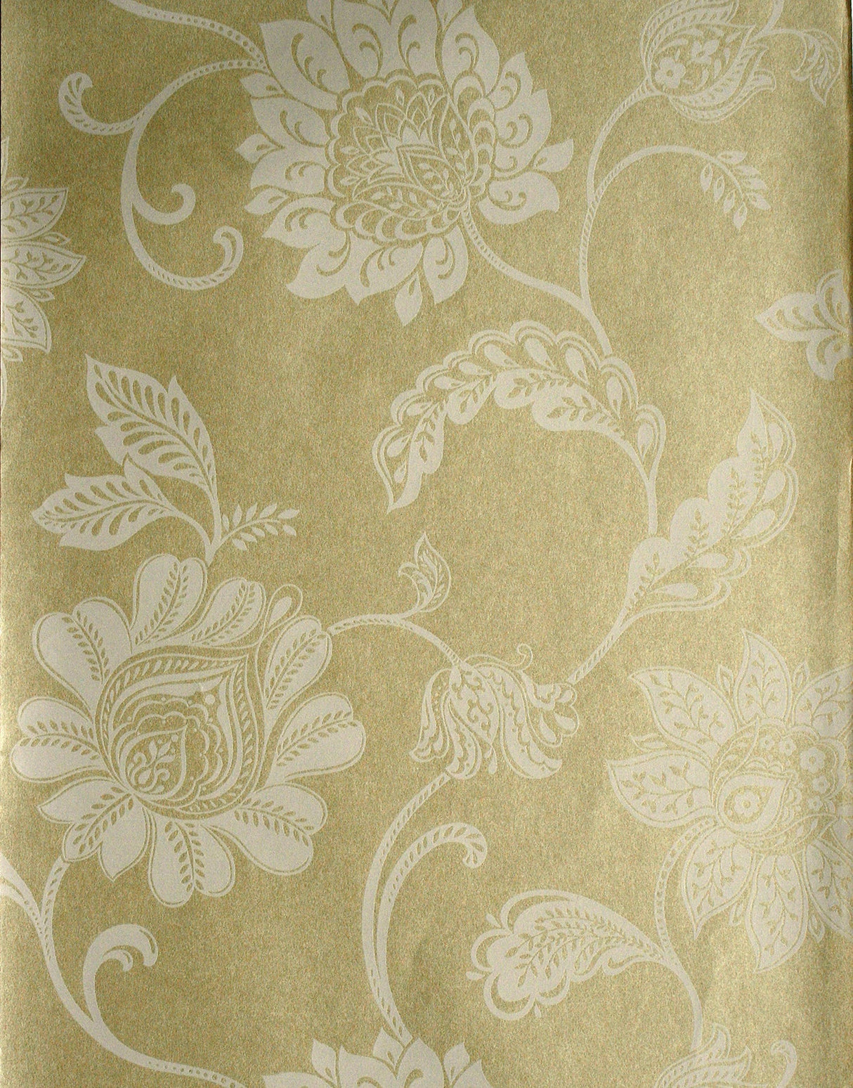 Brewster 2686-51901 Emmaline Gold Jacobean Wallpaper