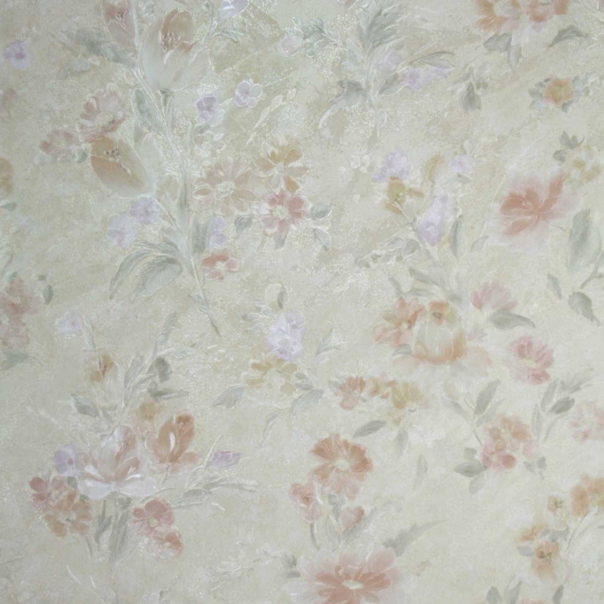 Brewster 2686-54512 Marlene Peach Floral Wallpaper