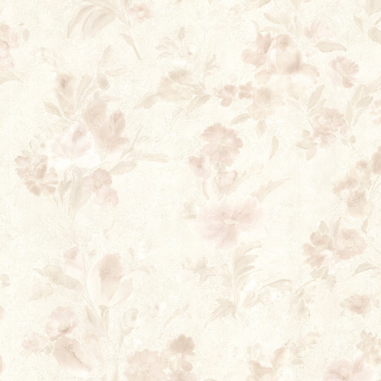 Brewster 2686-54513 Miriam Peach Floral Wallpaper