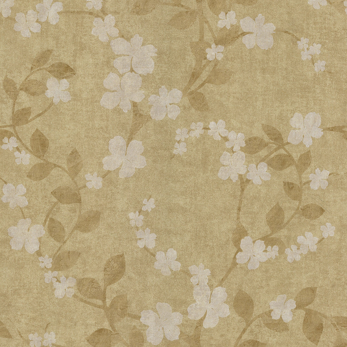 Brewster 2686-58418 Lilyanne Taupe Floral Wallpaper