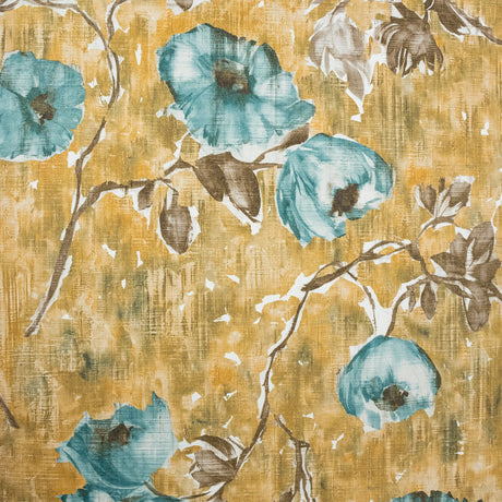 Galerie GH26914-23 Gold Petunia Flowers - Eade's Wallpaper