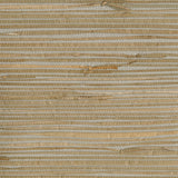 Kenneth James 2693-30273 Heiki Light Grey Grasscloth Wallpaper