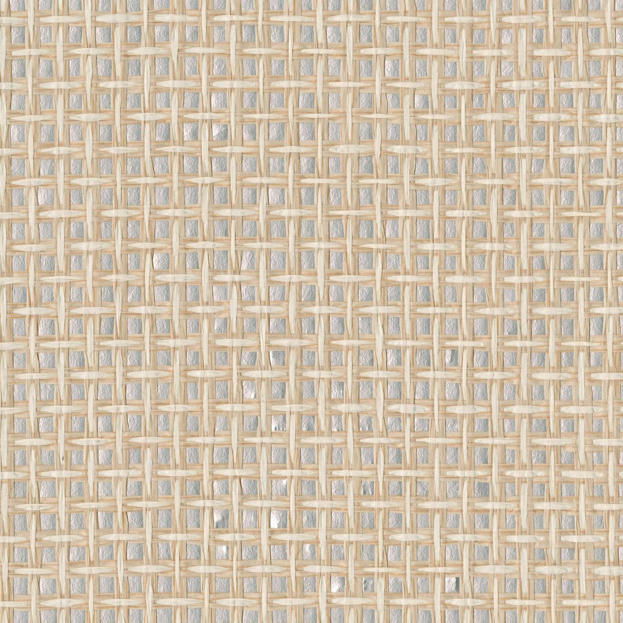 Kenneth James 2693-54774 Tai Xi Cream Grasscloth Wallpaper