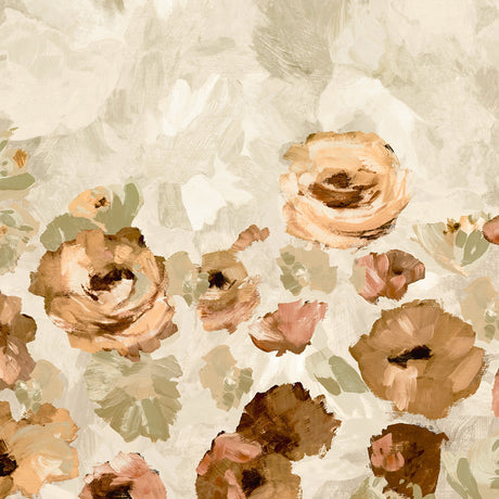 Galerie GH26957-23 Bronze Brown Paeonia Flowers - Eade's Wallpaper