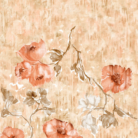 Galerie GH26963-23 Orange Petunia Flowers - Eade's Wallpaper