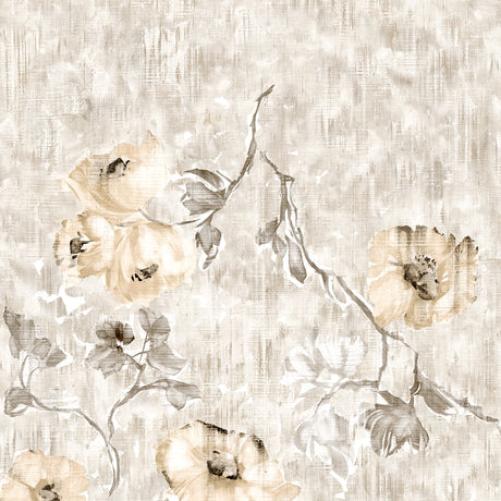 Galerie GH26964-23 Silver Grey Petunia Flowers - Eade's Wallpaper