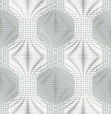 A-Street Prints 2697-22629 Optic Blue Geometric Wallpaper