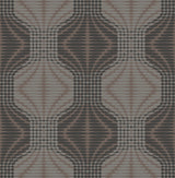 A-Street Prints 2697-22634 Optic Brown Geometric Wallpaper