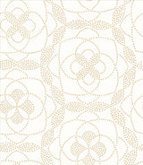 A-Street Prints 2697-22635 Cosmos Gold Dot Wallpaper