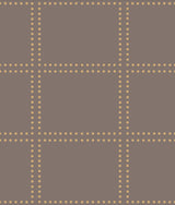 A-Street Prints 2697-22642 Gridlock Brown Geometric Wallpaper