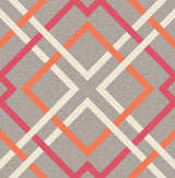 A-Street Prints 2697-22650 Saltire Pink Lattice Wallpaper