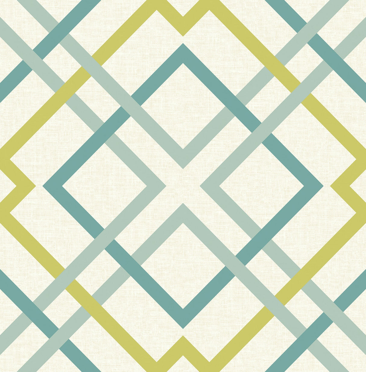 A-Street Prints 2697-22651 Saltire Green Lattice Wallpaper