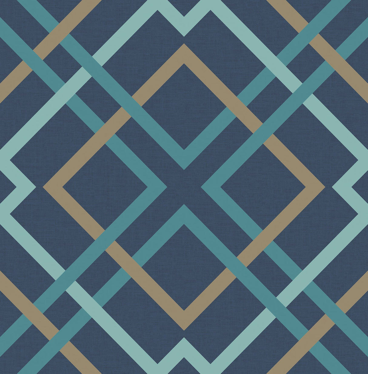 A-Street Prints 2697-22653 Saltire Navy Lattice Wallpaper