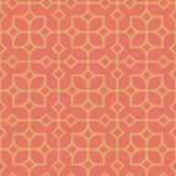 A-Street Prints 2697-78021 Maze Orange Tile Wallpaper