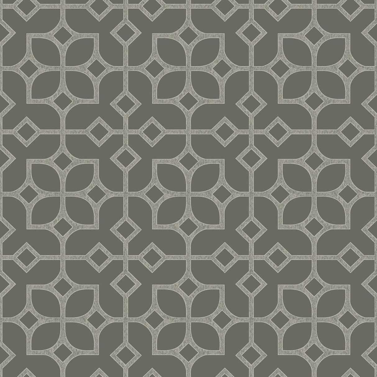 A-Street Prints 2697-78022 Maze Grey Tile Wallpaper