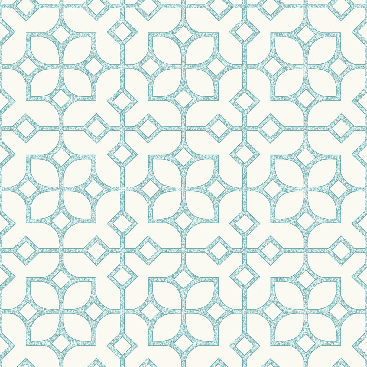 A-Street Prints 2697-78025 Maze Turquoise Tile Wallpaper