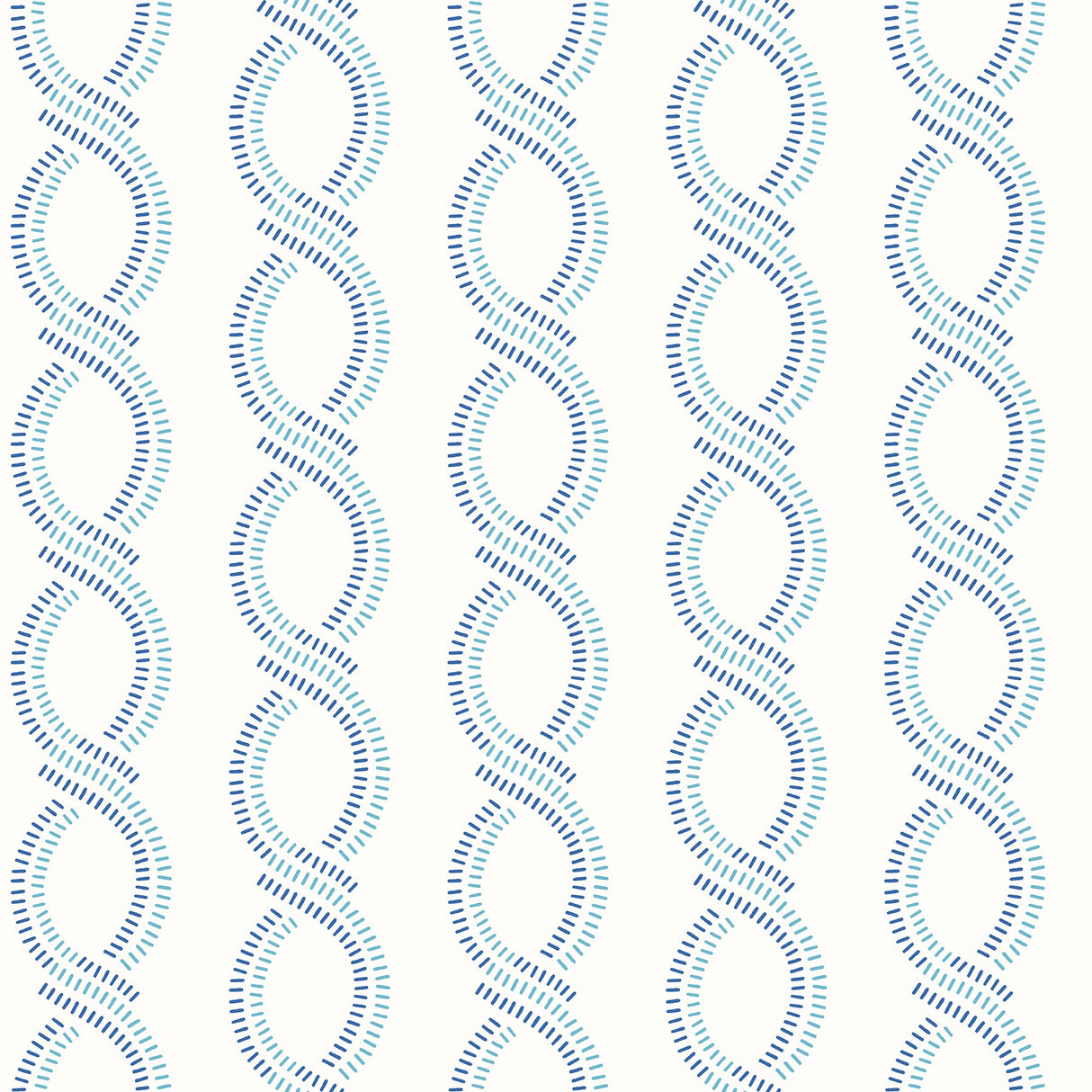 A-Street Prints 2697-78061 Helix Blue Stripe Wallpaper