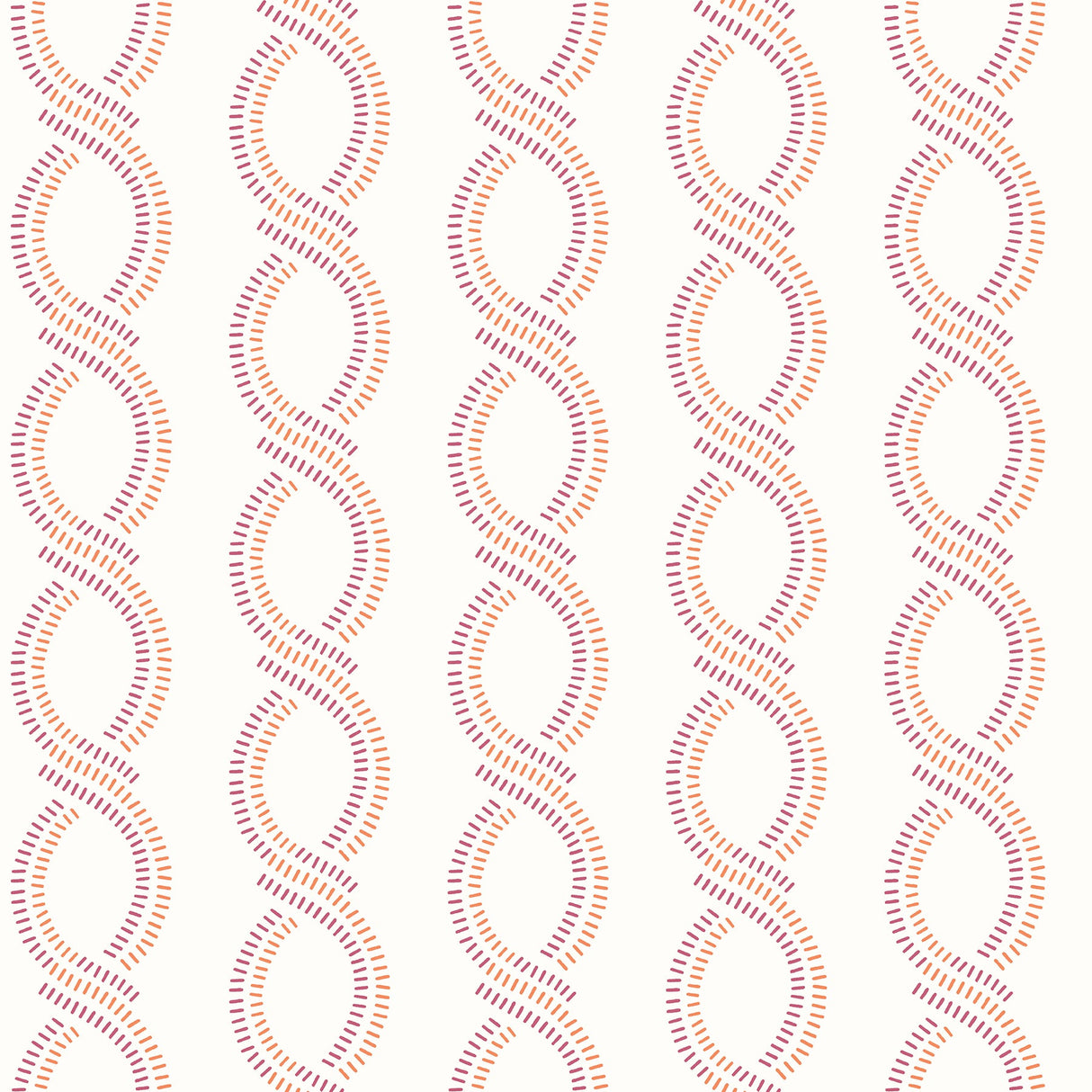 A-Street Prints 2697-78063 Helix Pink Stripe Wallpaper