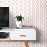 A-Street Prints 2697-78063 Helix Pink Stripe Wallpaper