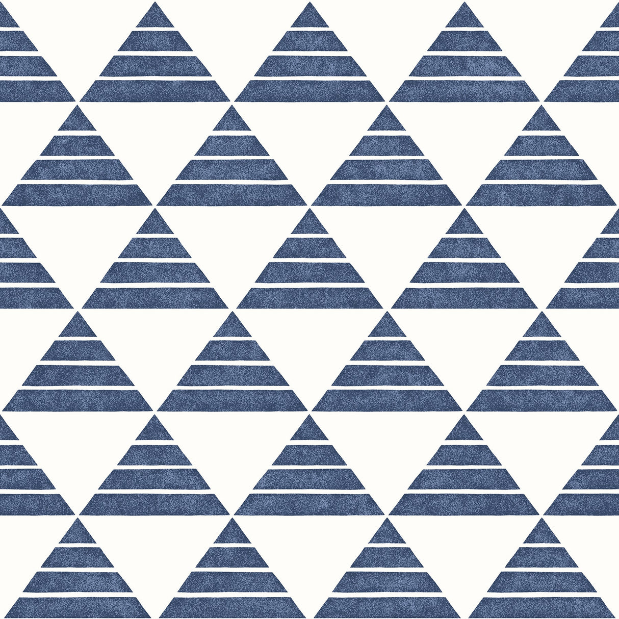 A-Street Prints 2697-78071 Summit Blue Triangle Wallpaper