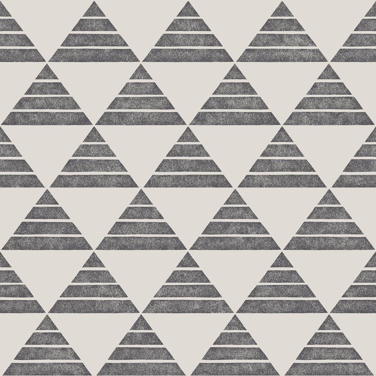 A-Street Prints 2697-78072 Summit Charcoal Triangle Wallpaper