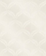 A-Street Prints 2697-87301 Petals Ivory Beaded Ogee Wallpaper