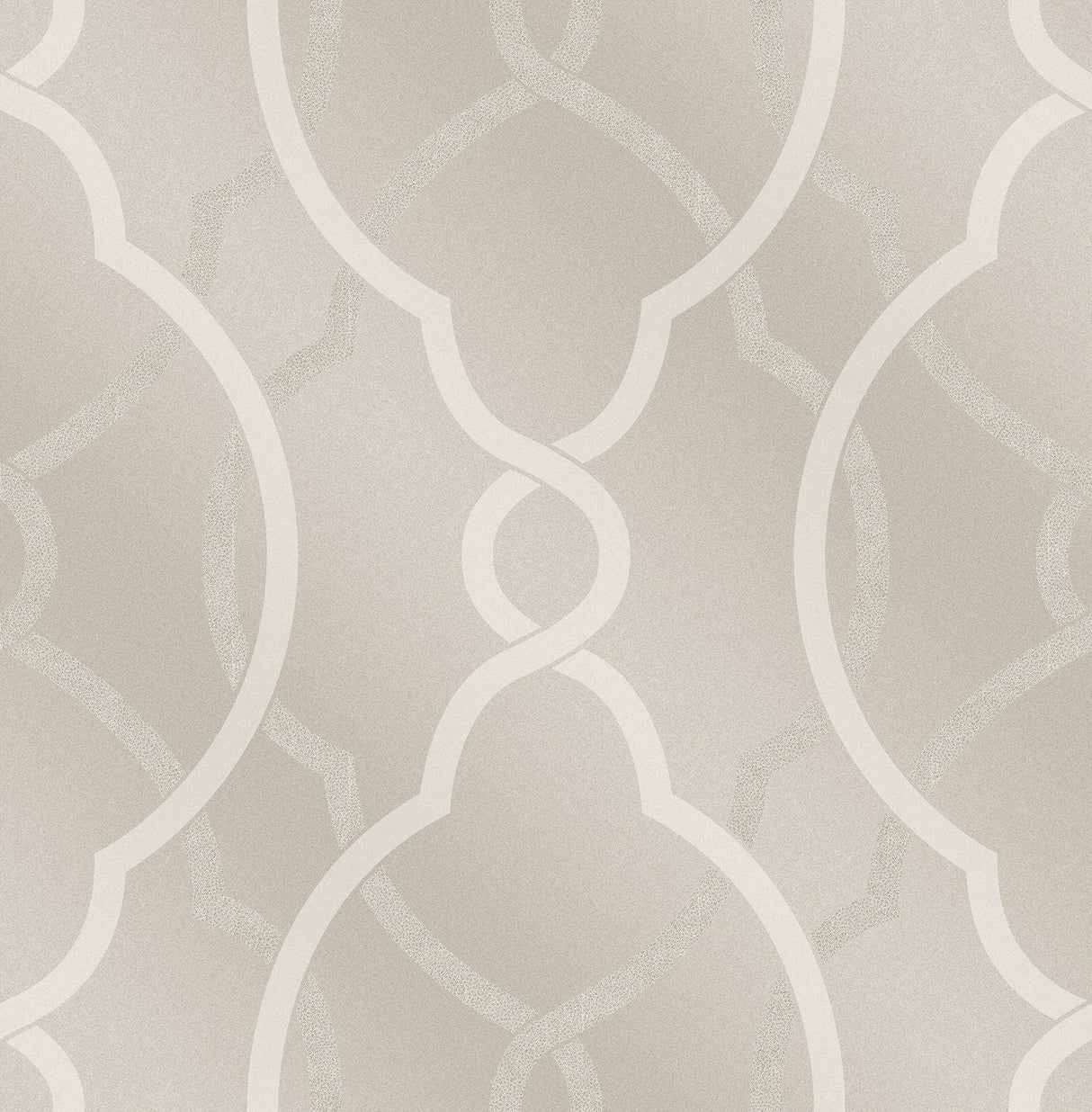 A-Street Prints 2697-87304 Sausalito Champagne Beaded Lattice Wallpaper