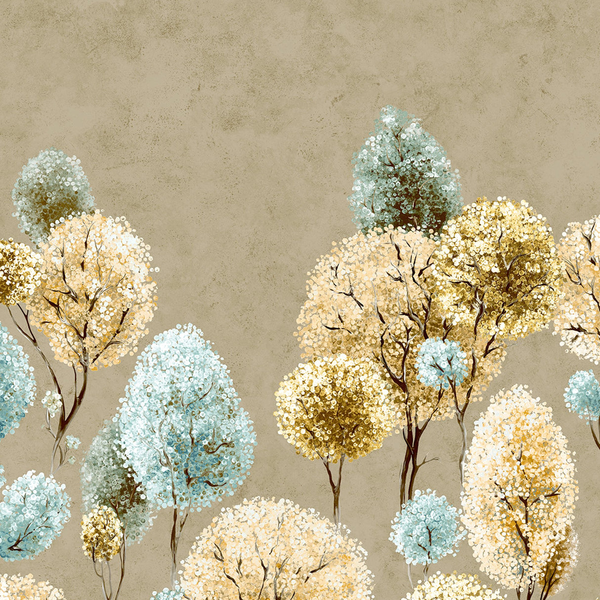 Galerie GH26971-23 Multi-coloured Tilia Trees - Eade's Wallpaper