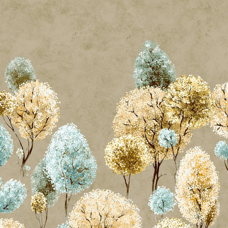 Galerie GH26971-23 Multi-coloured Tilia Trees - Eade's Wallpaper