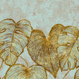 Galerie GH26981-23 Blue Monstera Lf - Eade's Wallpaper