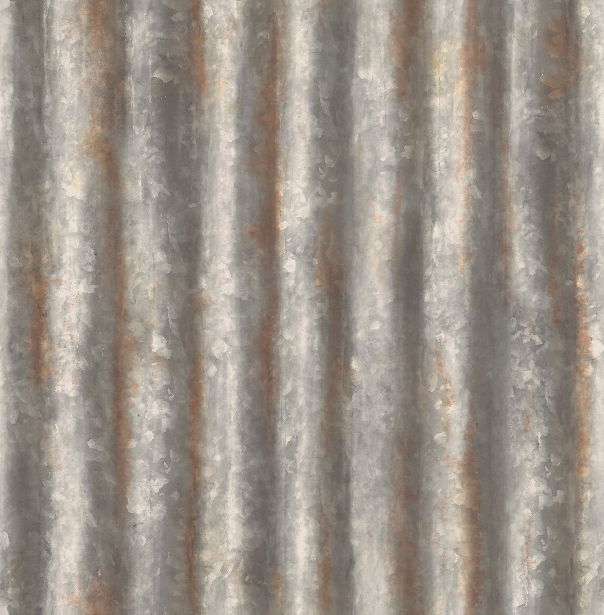 A-Street Prints 2701-22333 Corrugated Metal Charcoal Industrial Texture Wallpaper