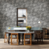 A-Street Prints 2701-22338 Tarnished Metal Pewter Metallic Texture Wallpaper