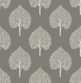 A-Street Prints 2702-22706 Grove Grey Tree Wallpaper