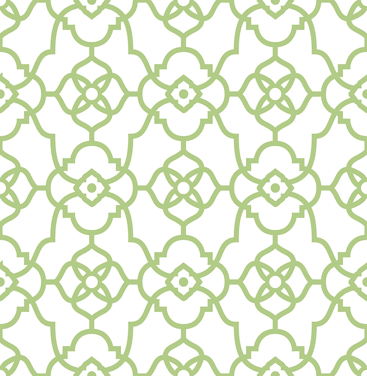 A-Street Prints 2702-22717 Atrium Green Trellis Wallpaper