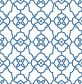 A-Street Prints 2702-22718 Atrium Blue Trellis Wallpaper