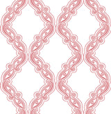 A-Street Prints 2702-22728 Harmony Coral Ogee Wallpaper