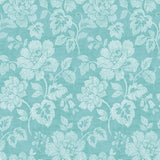 A-Street Prints 2702-22735 Tivoli Turquoise Floral Wallpaper