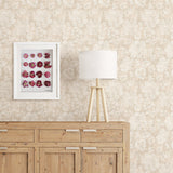 A-Street Prints 2702-22737 Tivoli Taupe Floral Wallpaper