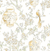 A-Street Prints 2702-22761 Serenity Honey Lanterns Wallpaper