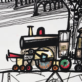 Schumacher Trains Multi On White Wallpaper - Eade's Wallpaper