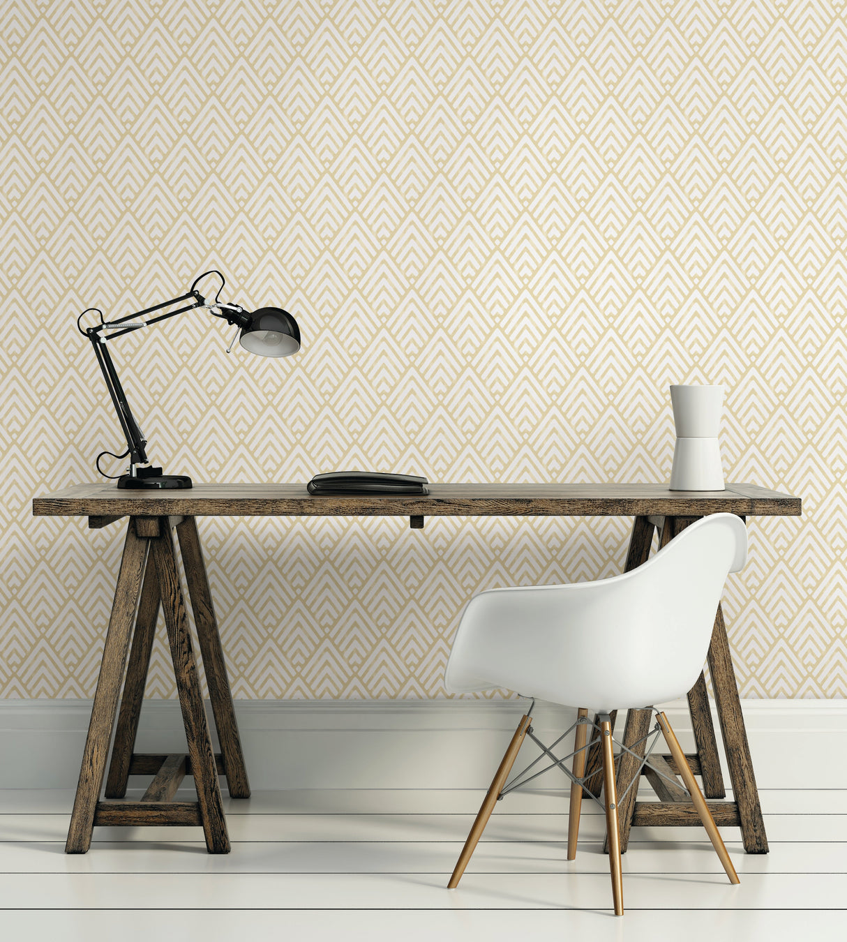 Brewster 2704-21824 Vertex Gold Diamond Geometric Wallpaper