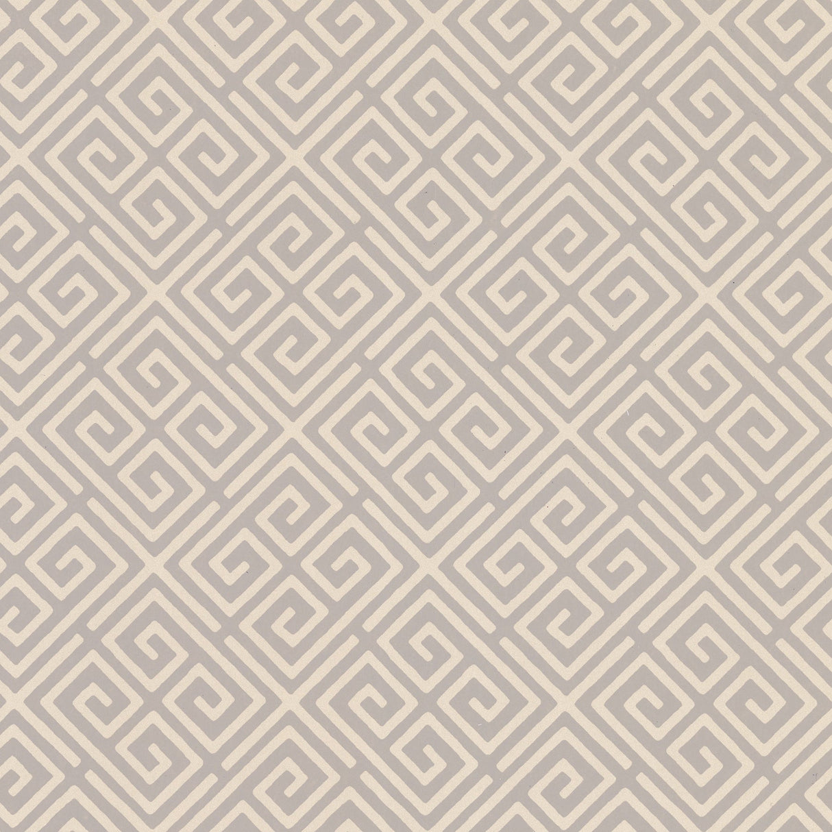 Brewster 2704-21861 Omega Taupe Flocked Geometric Wallpaper