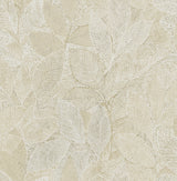 Brewster 2704-22671 Niabi Gold Leaves Wallpaper