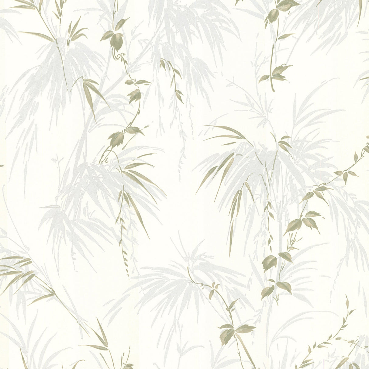 Brewster 2704-22673 Zumi Blue Palm Leaves Wallpaper