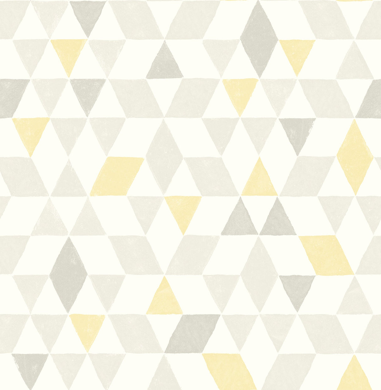 Brewster 2704-41277SW Scandi Yellow Triangles Wallpaper