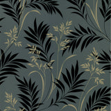 Brewster 2704-46937 Midori Black Bamboo Silhouette Wallpaper