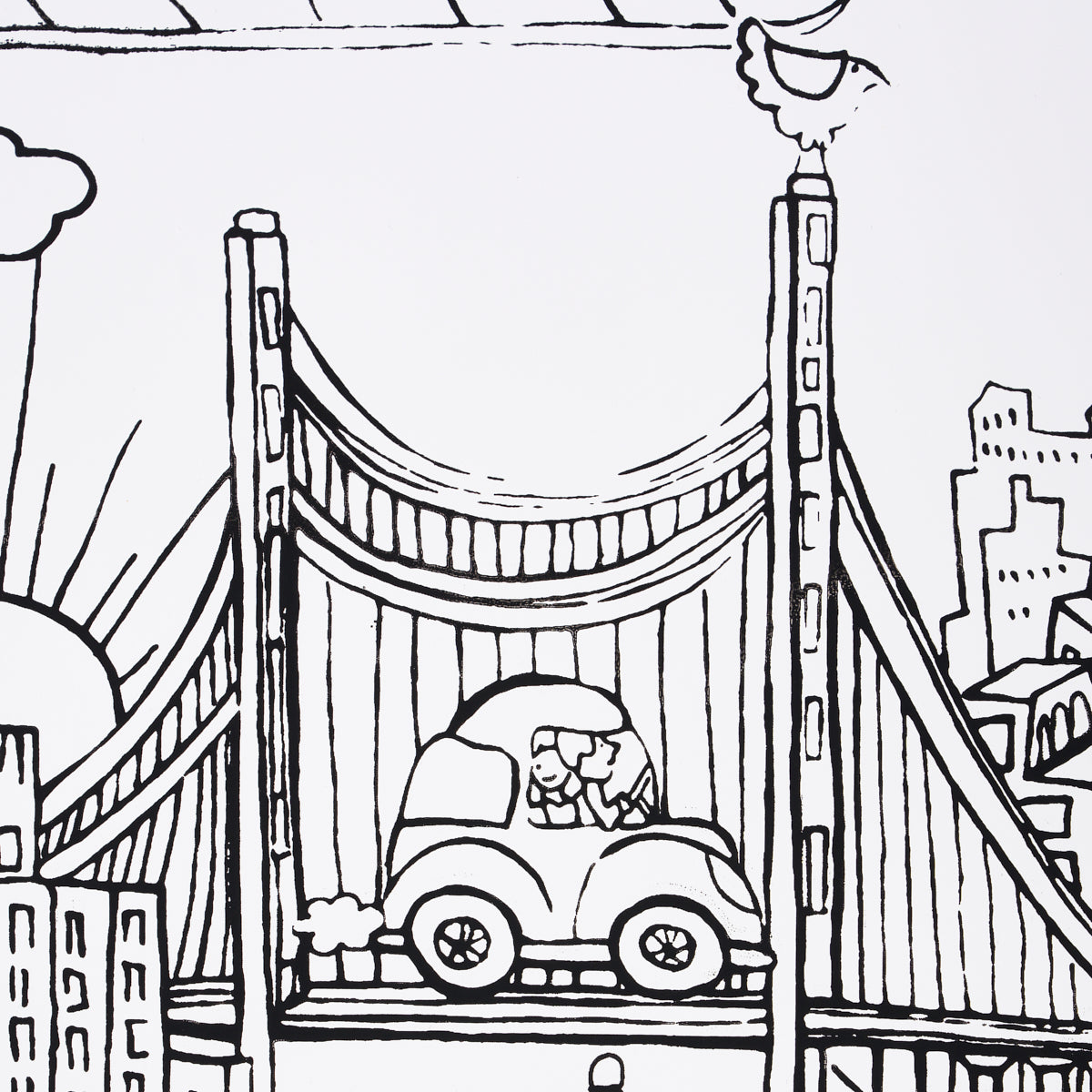 Schumacher New York  New York Black On White Wallpaper - Eade's Wallpaper