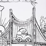 Schumacher New York  New York Black On White Wallpaper - Eade's Wallpaper